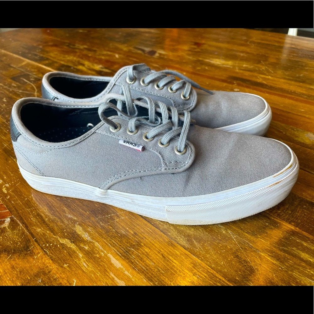 Vans Pro Skatebord Shoes Gray Mens 8